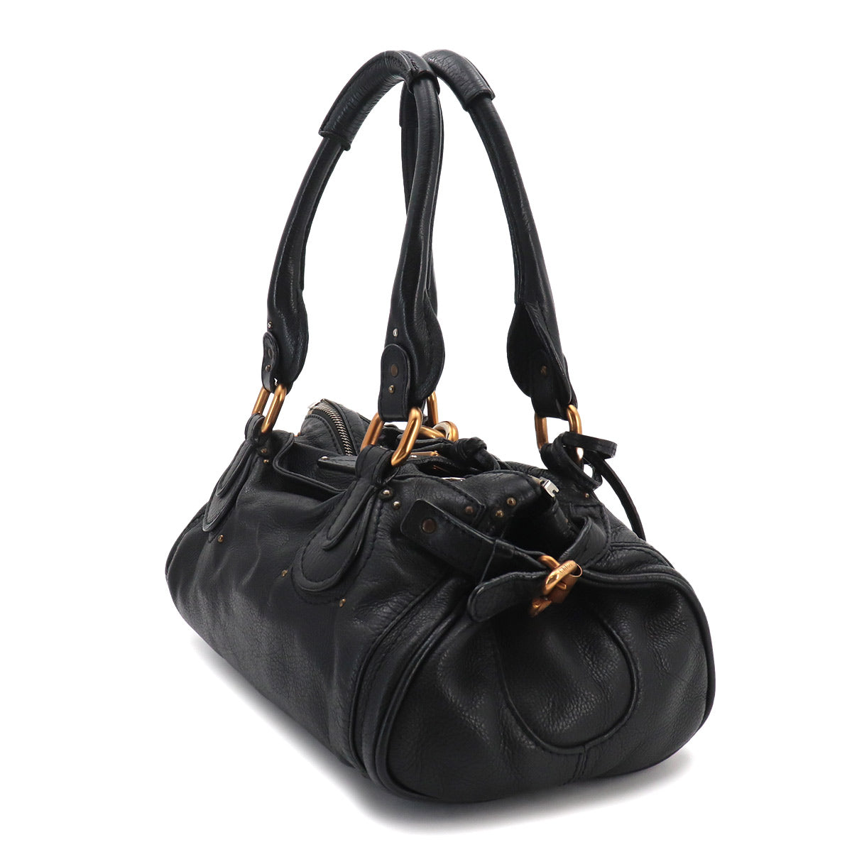 Paddington Hand Bag Leather Black Purse