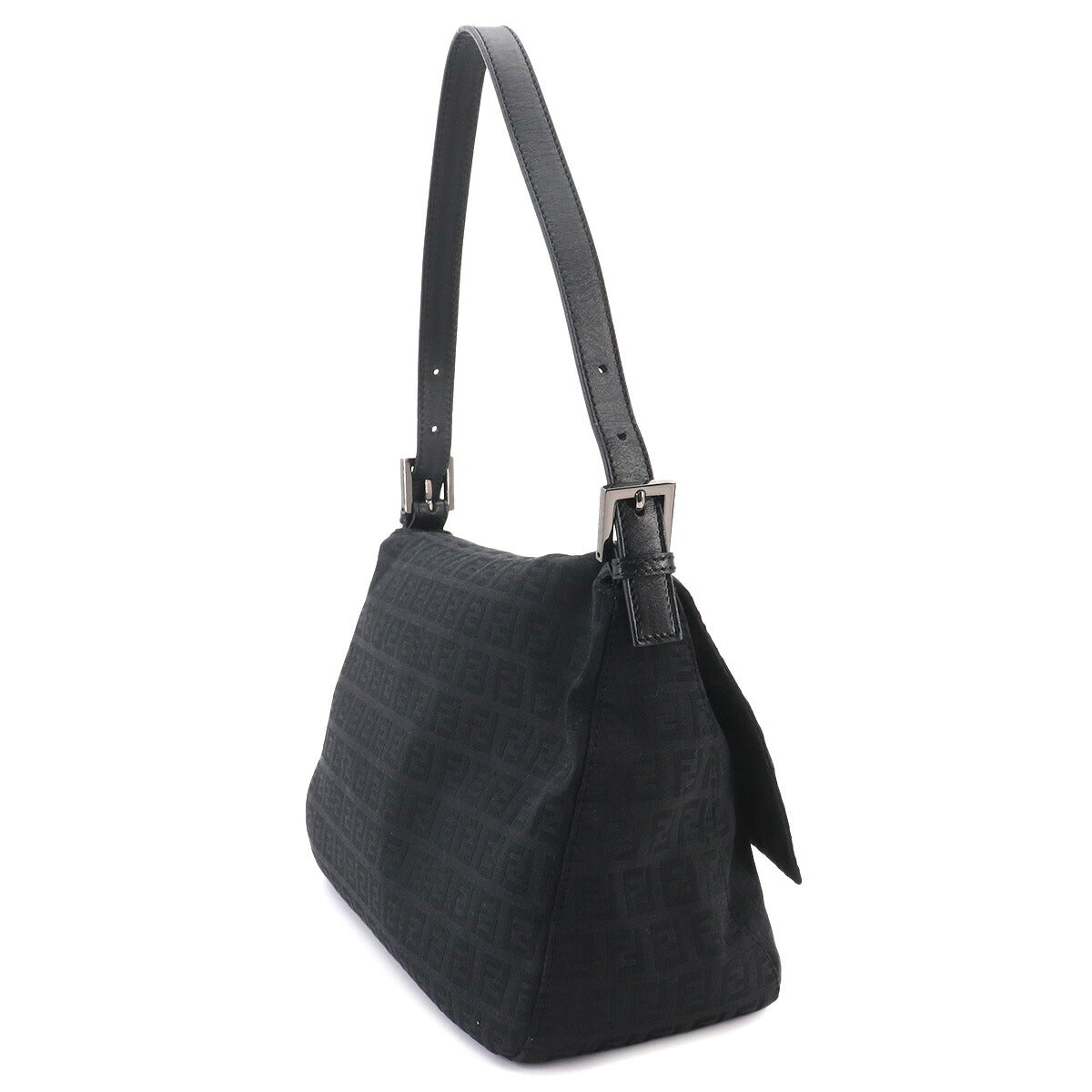 Zucchino Mamma Baguette Shoulder Bag Canvas Black 8BR001