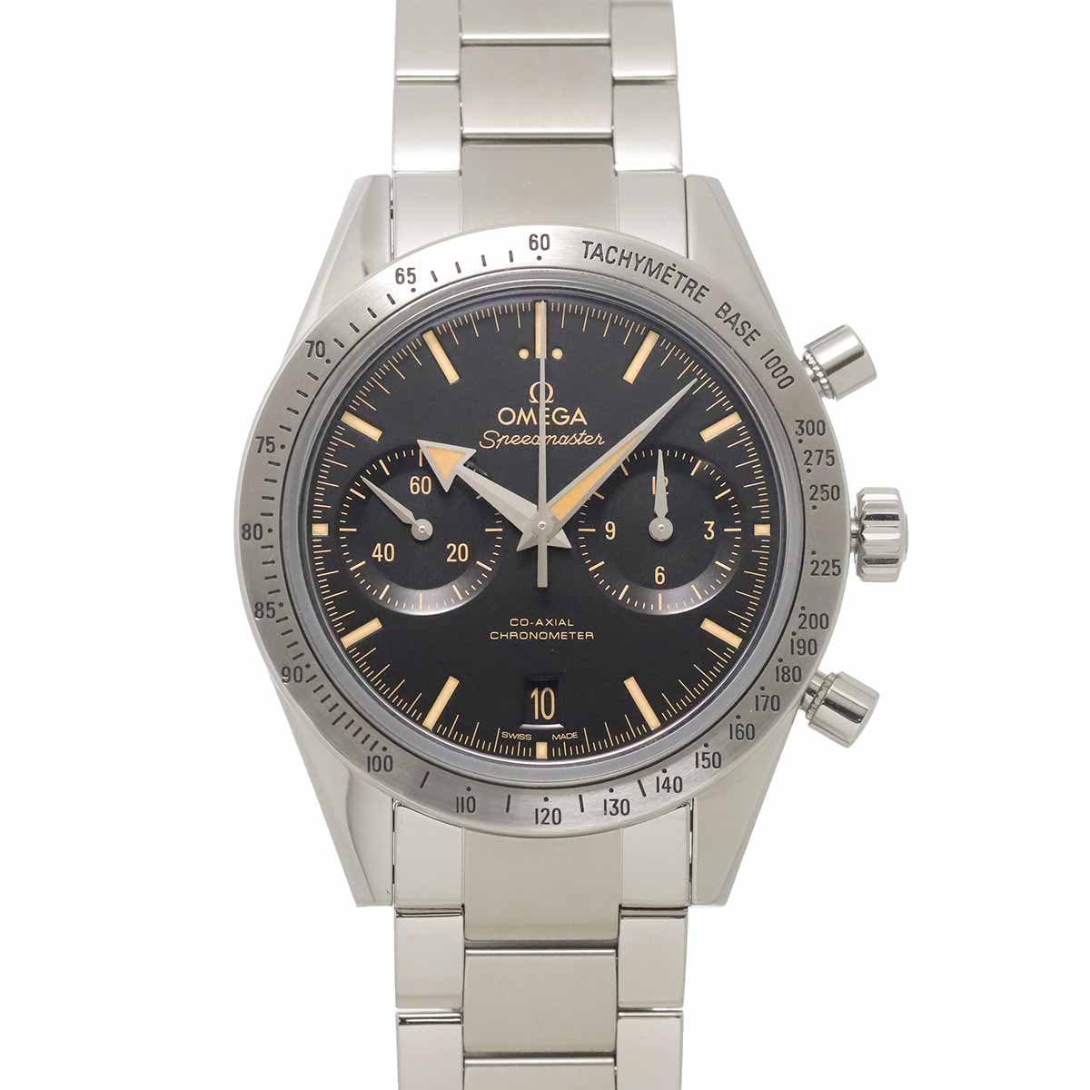 Speedmaster 57 331 10 42 51 01 002 Date Crhronograph black Dial