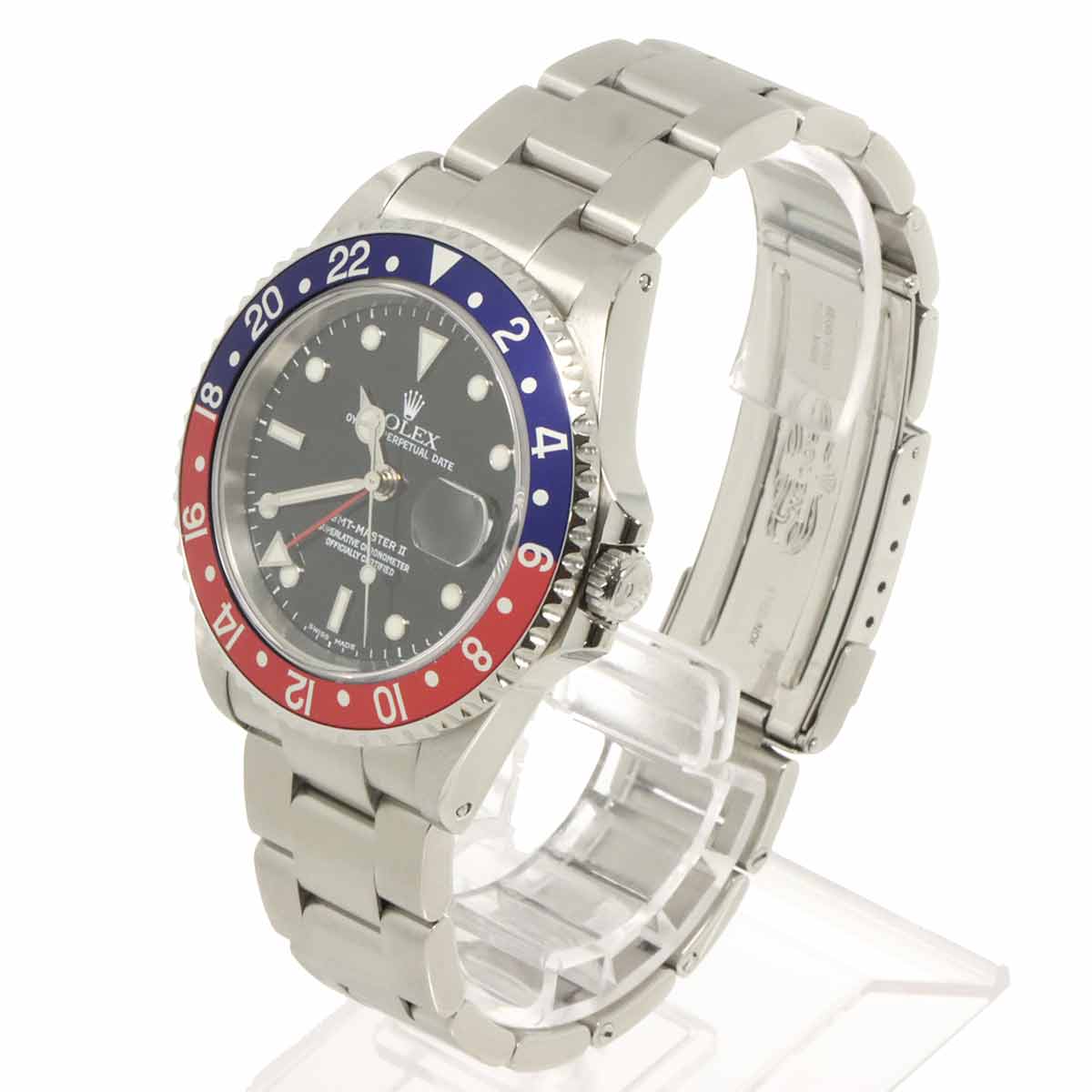 GMT MasterII 16710 Serial K Date Black Dial Mens Watch
