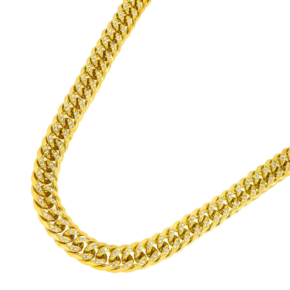 Kihei chain Necklace Diamond 8.03ct18K YG 750