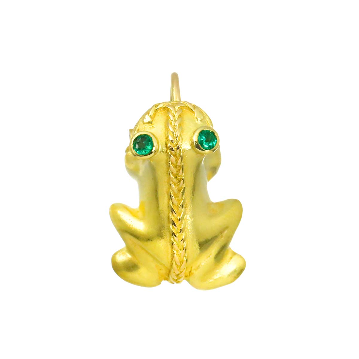 Emerald Pendant 18K YG Yellow Gold 750