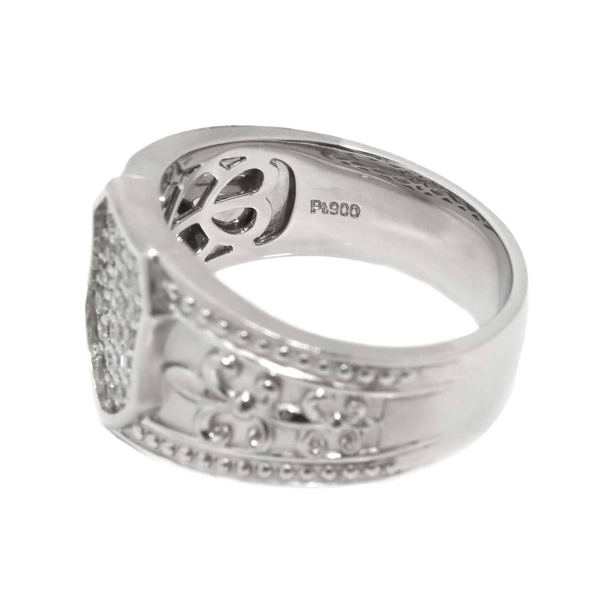 Diamond 0.40ct Ring Pt Platinum size8.25(US)