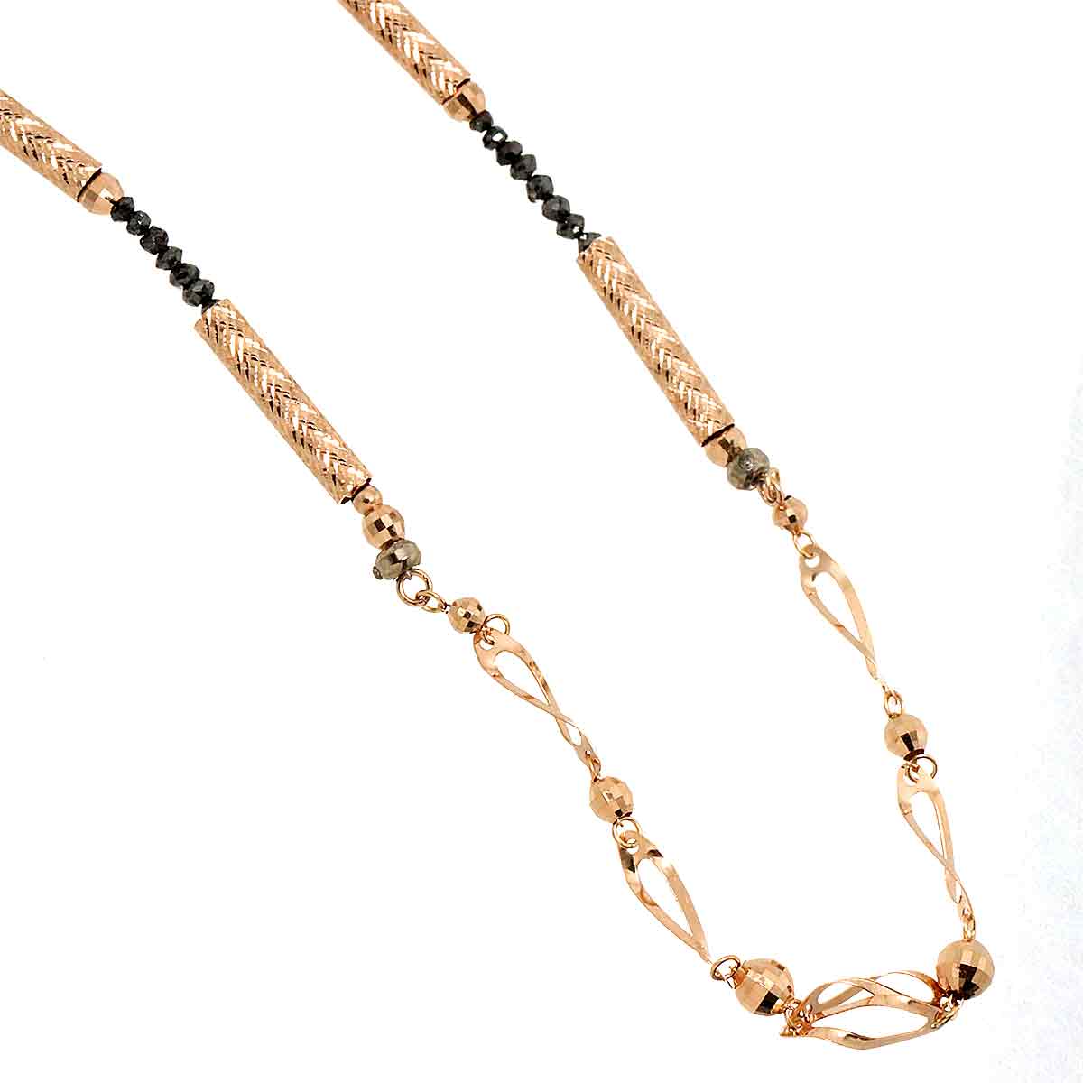 Diamond 4.00ct Necklace 18K PG Pink Gold 750