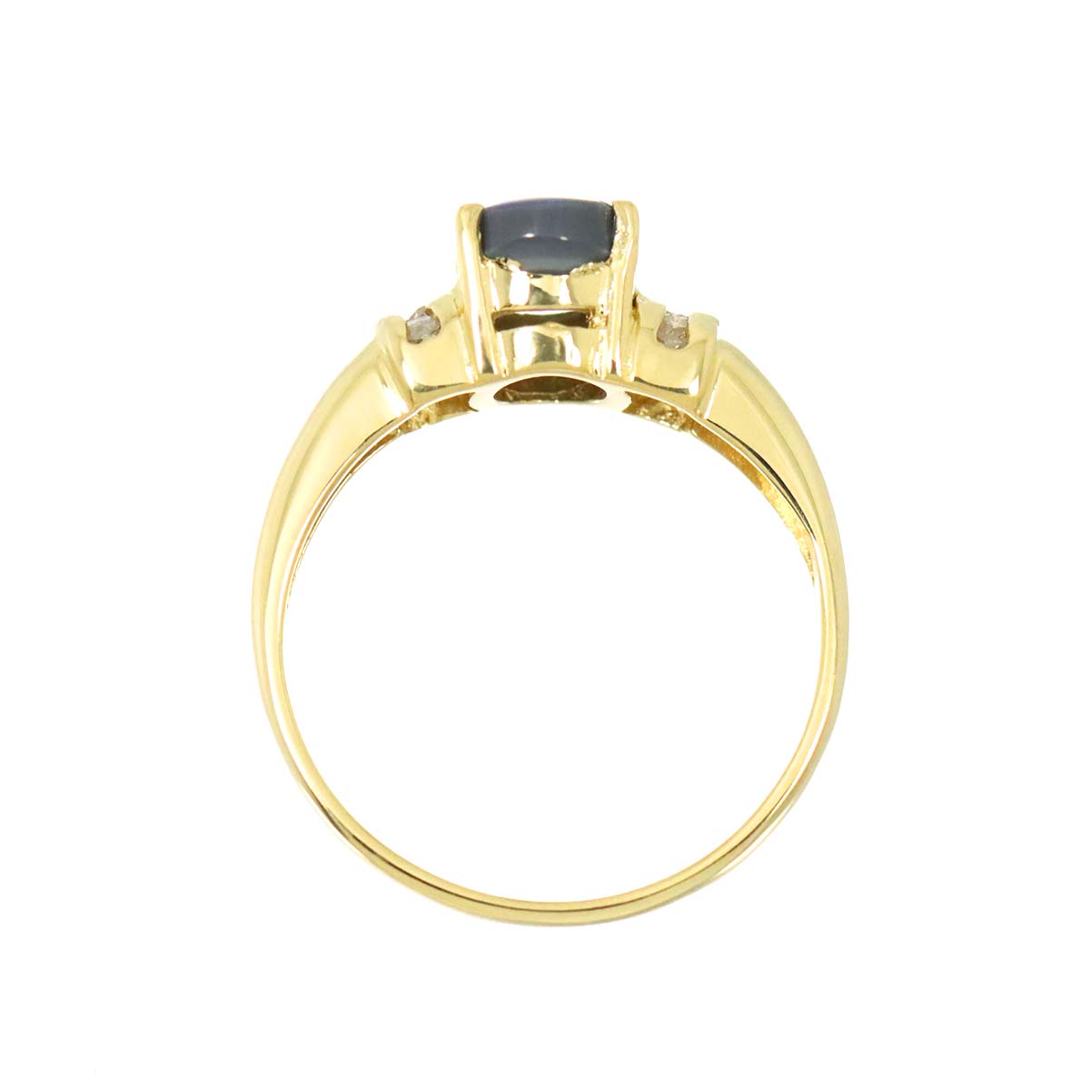 Opal Diamond Ring 18K YG 750 size6(US)