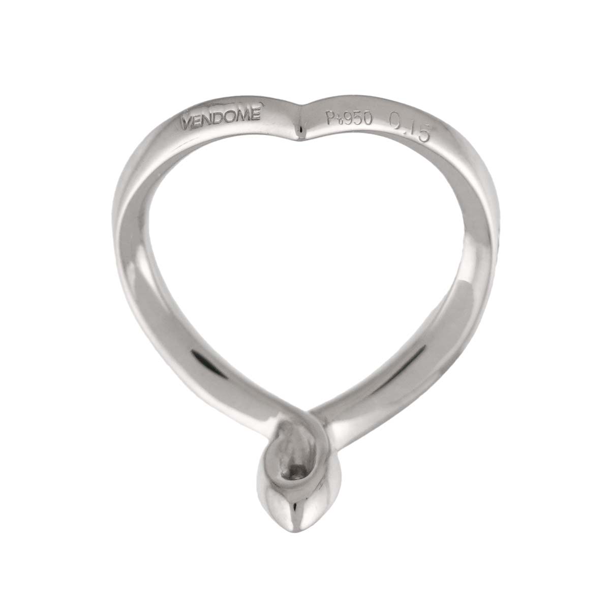 Diamond 0.15ct Ring Pt Platinum size5.5-5.75(US)