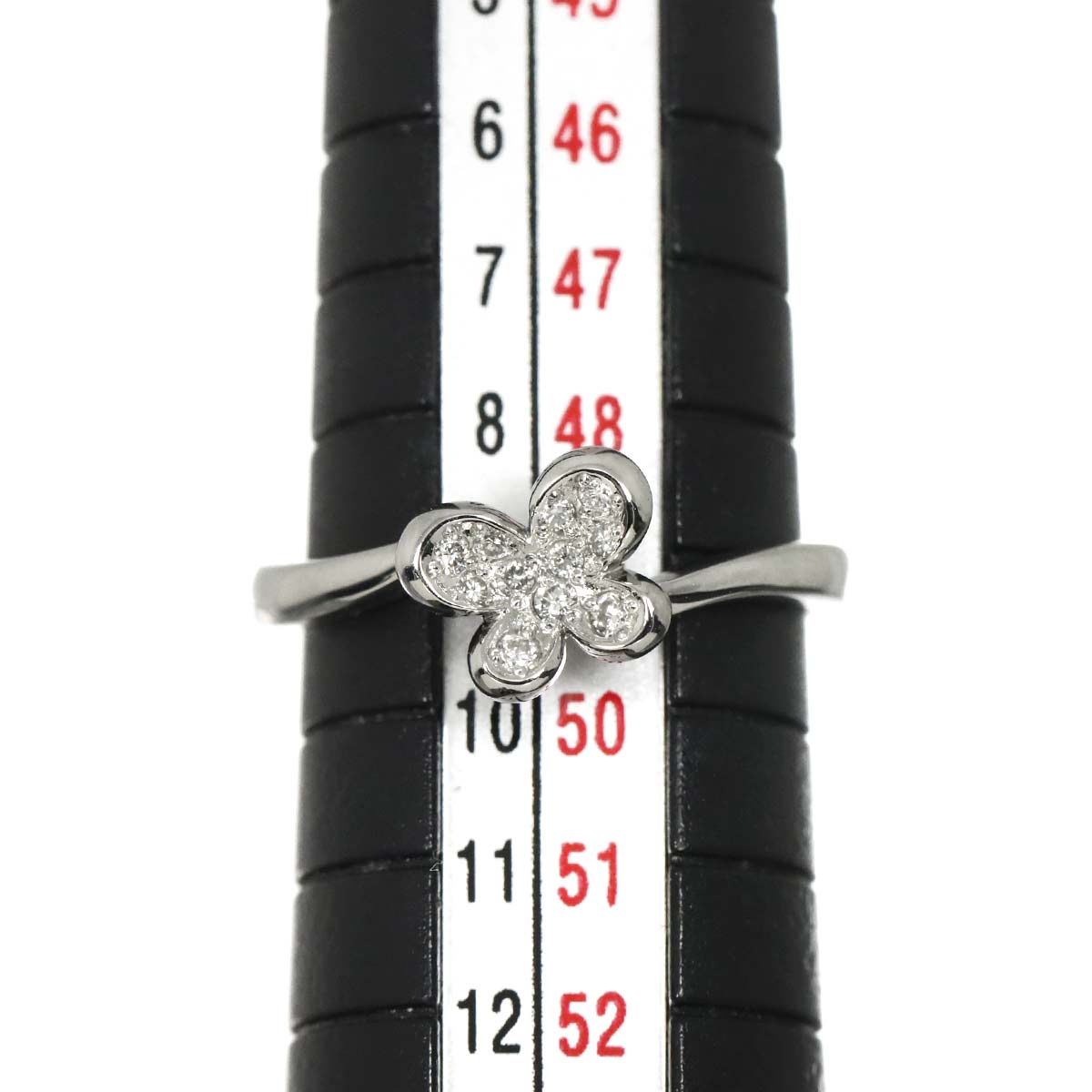 Diamond Ring Pt Platinum size4.75-5(US)