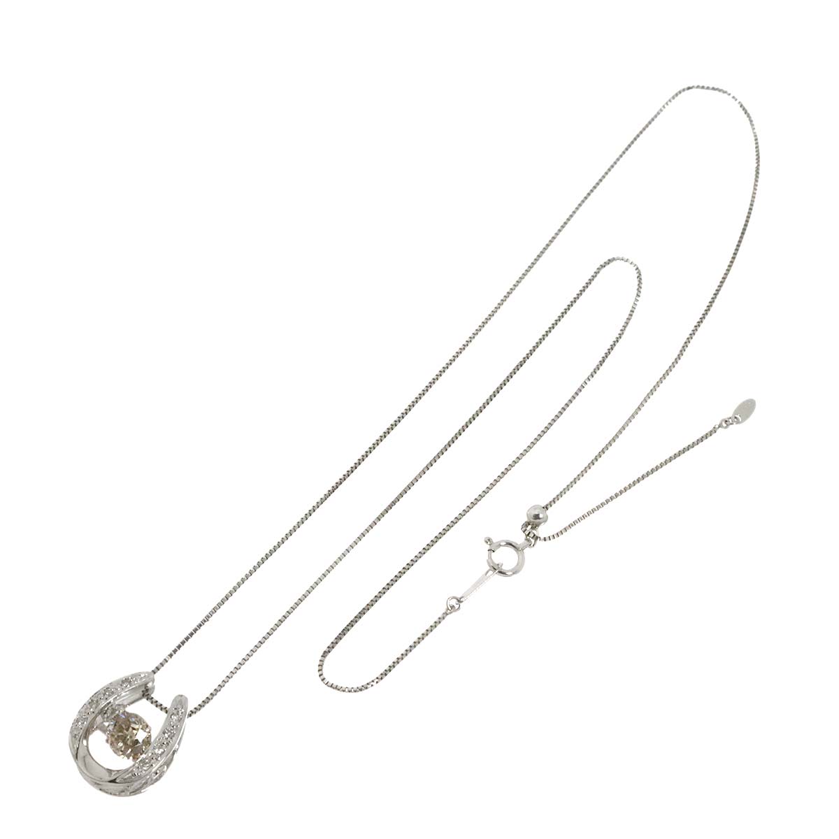 Diamond 0.813ct VLB/SI2 0.05ct Necklace Pt