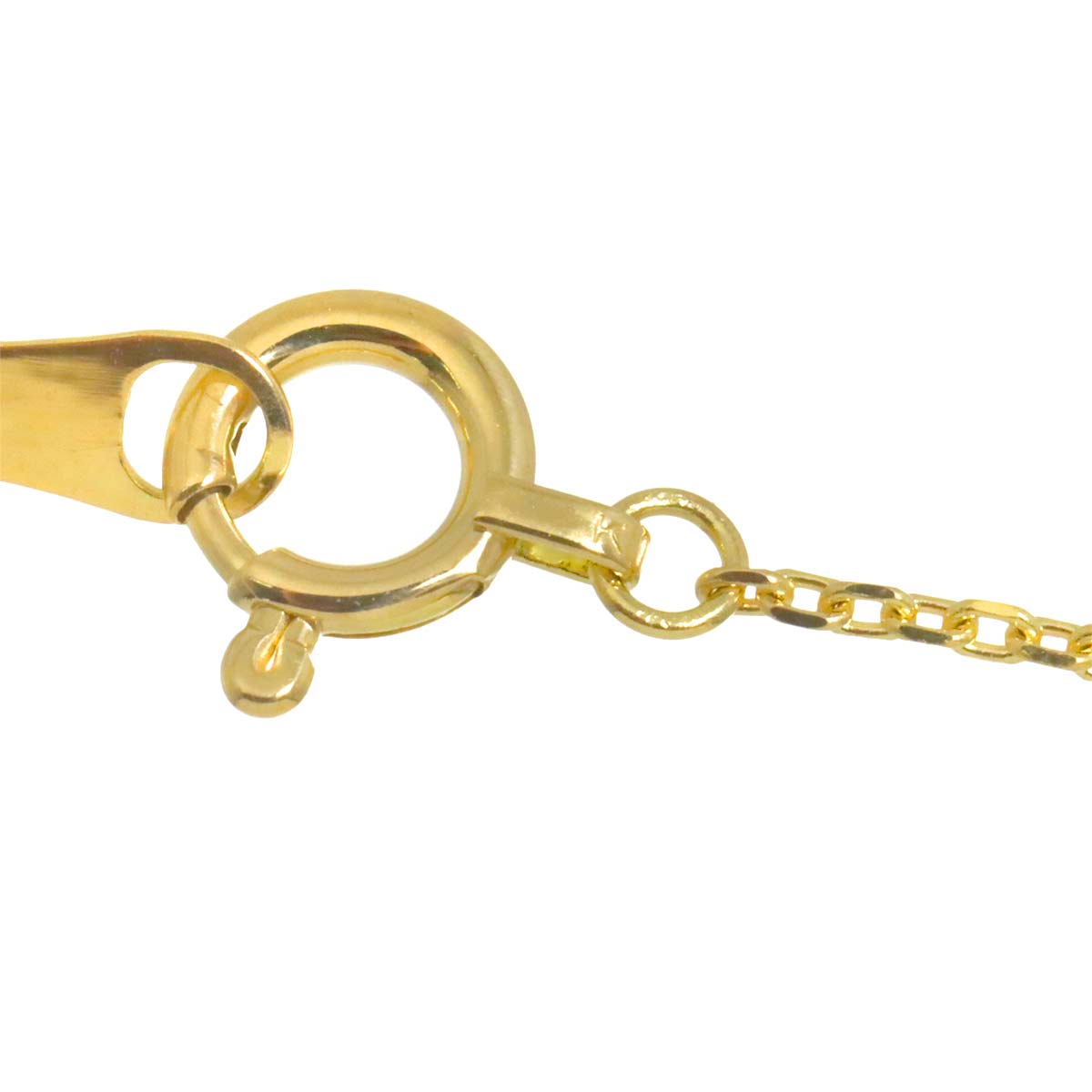 Diamond 0.42ct Necklace 18K YG Yellow Gold 750