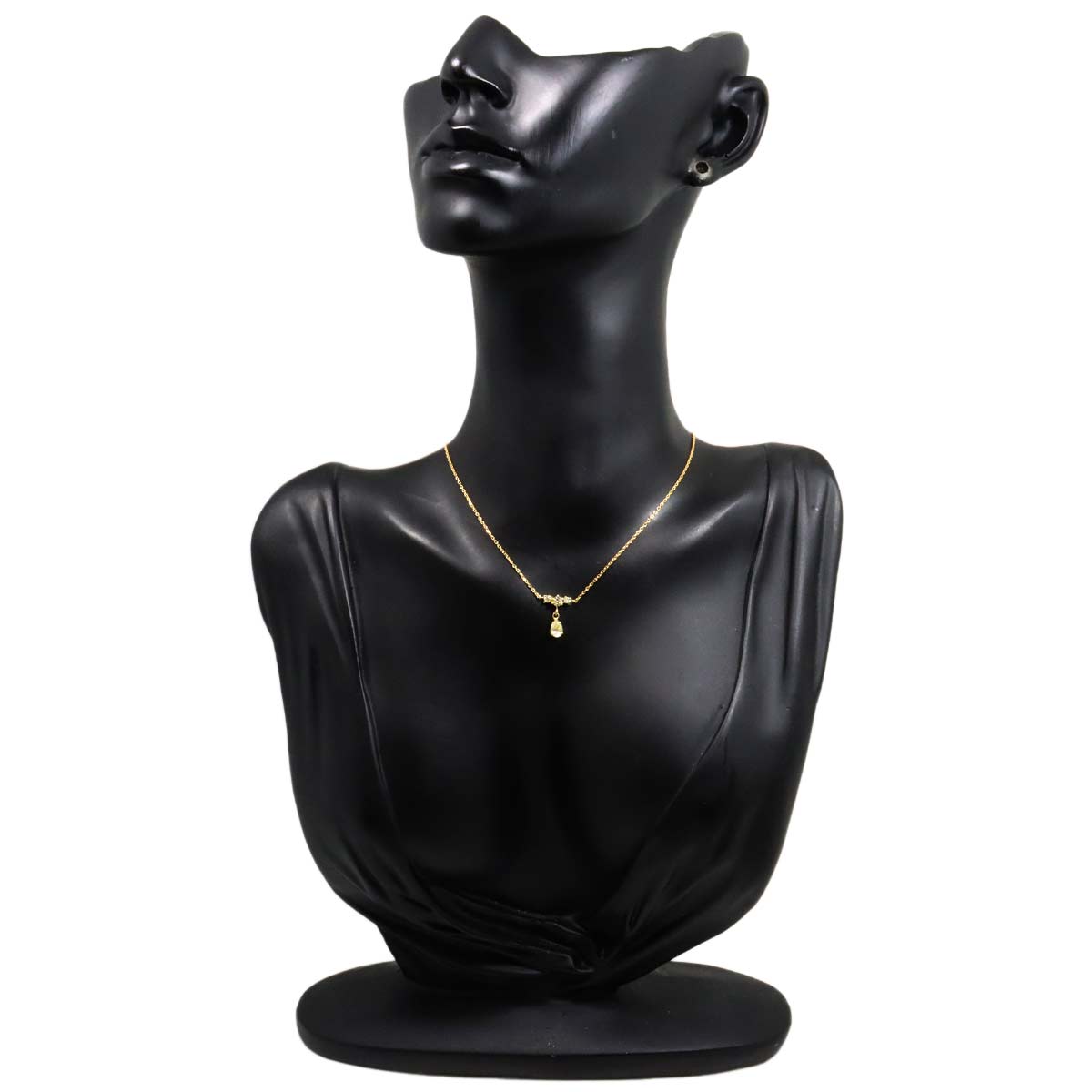 Diamond 0.42ct Necklace 18K YG Yellow Gold 750