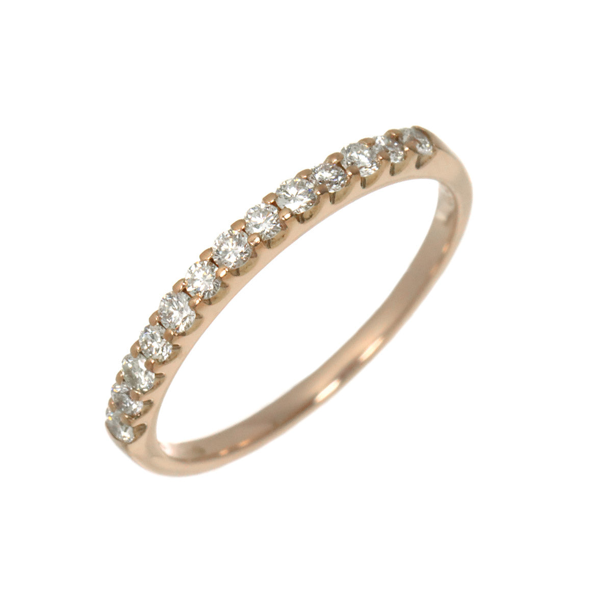 Diamond 0.23ct Ring 18K K18 PG 750 size4.75-5(US)