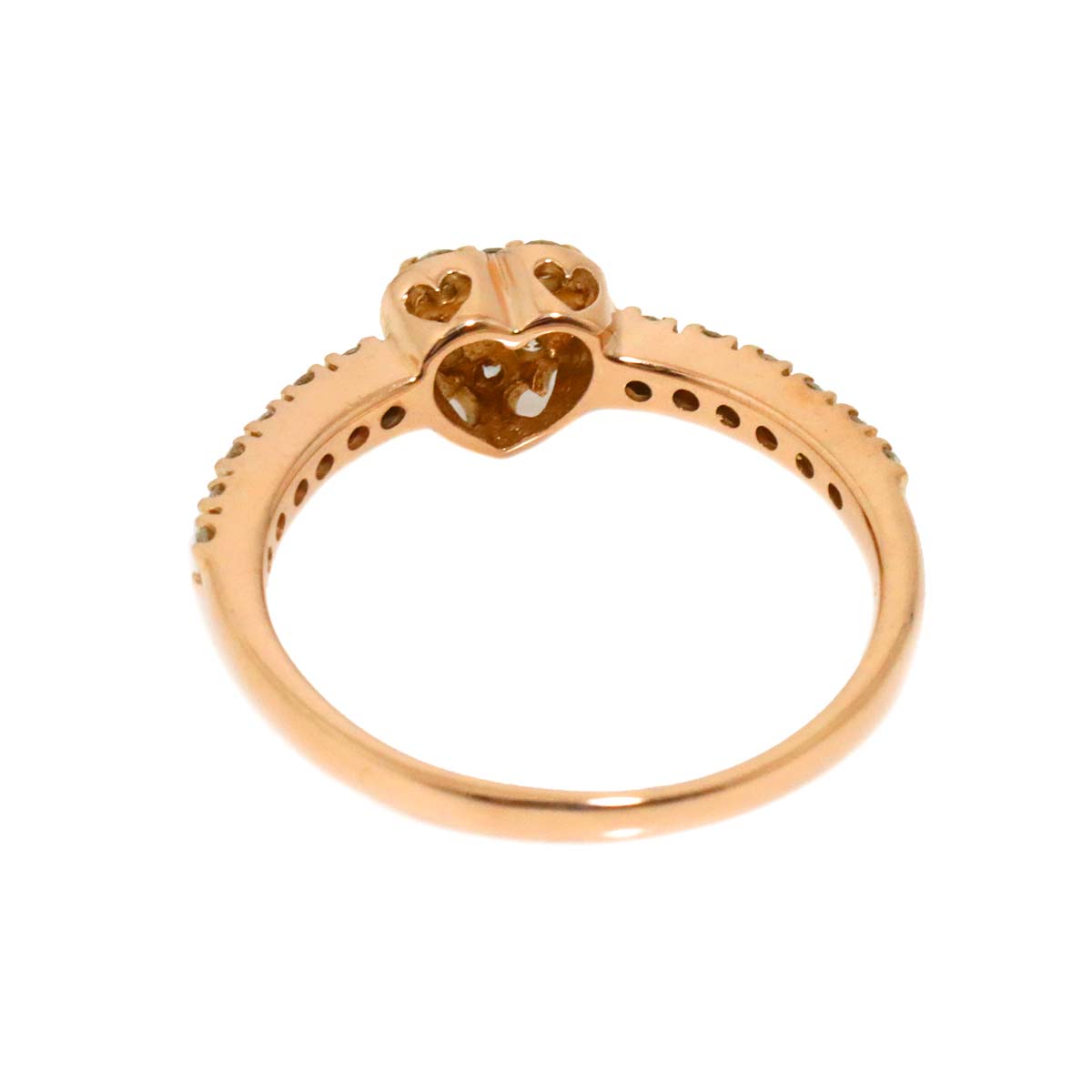 Diamond 0.30ct Ring 18K PG Pink Gold 750 Size5-5.25(US)
