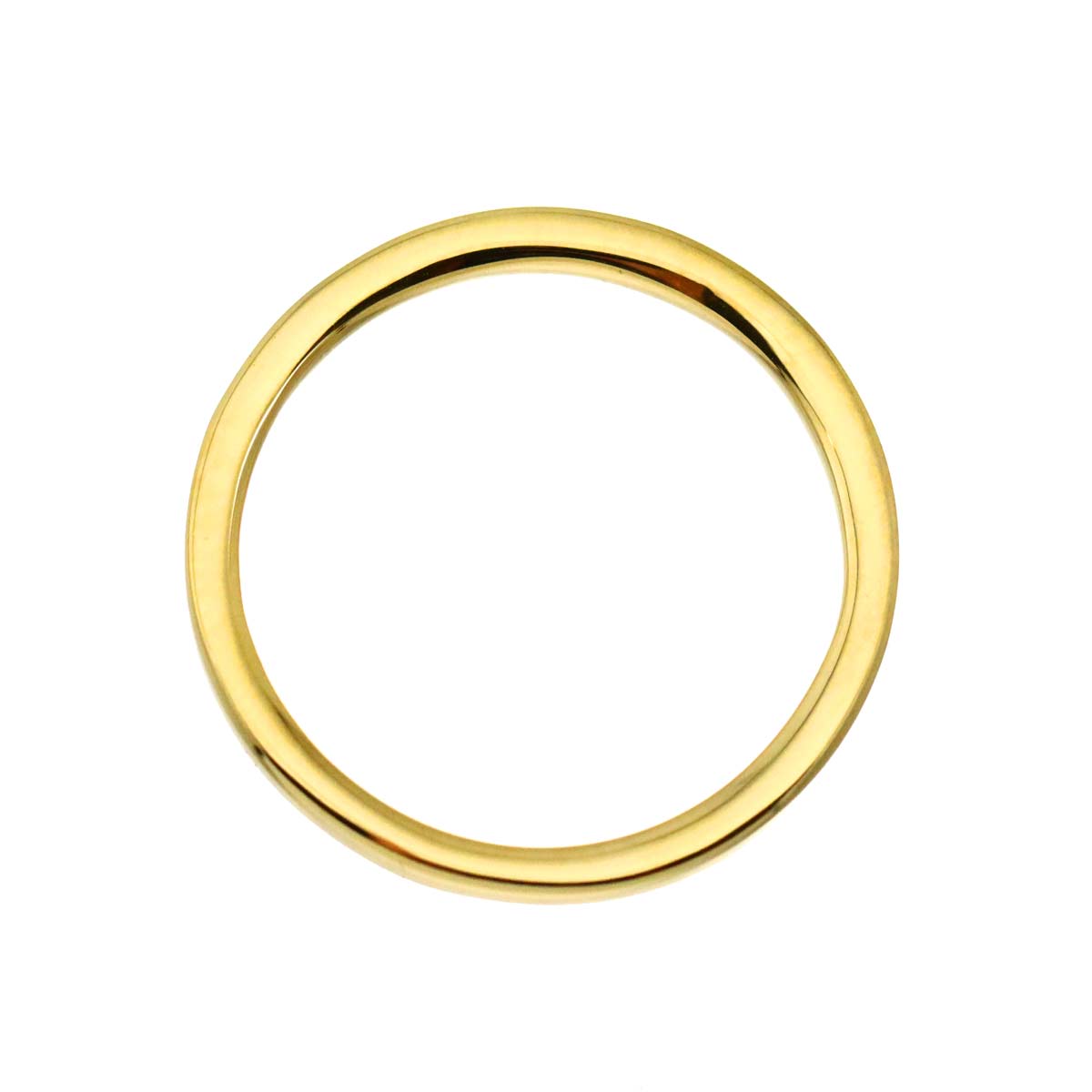 Diamond 0.18ct Ring 18K YG Yellow Gold 750 Size5.5-5.75(US)