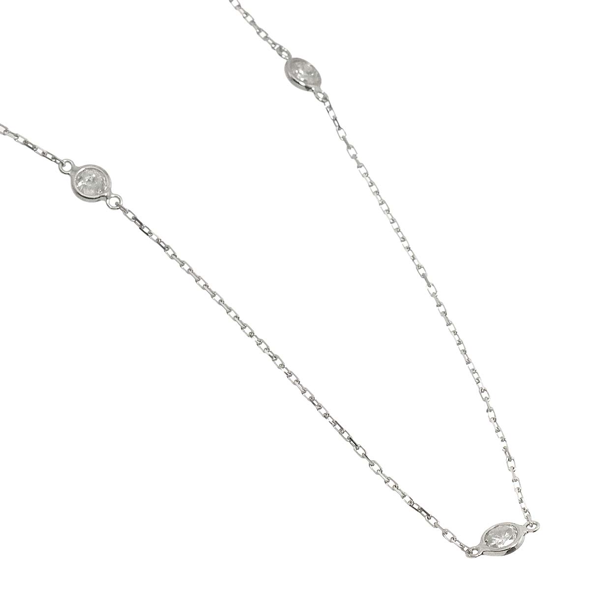 Diamond 1.00ct Necklace Pt Platinum