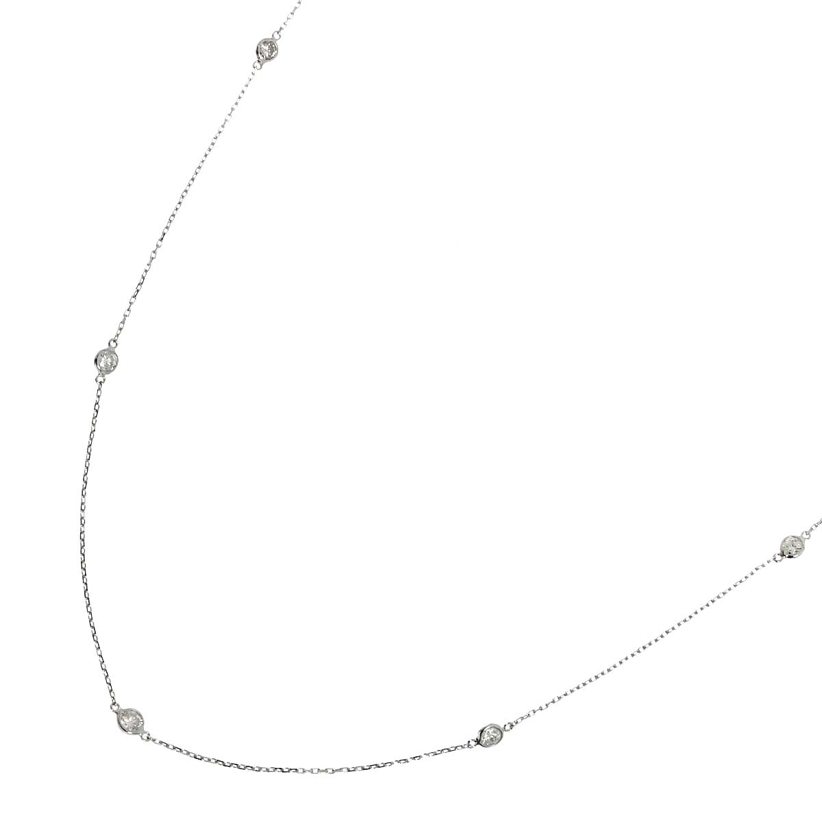 Diamond 1.00ct Necklace Pt Platinum