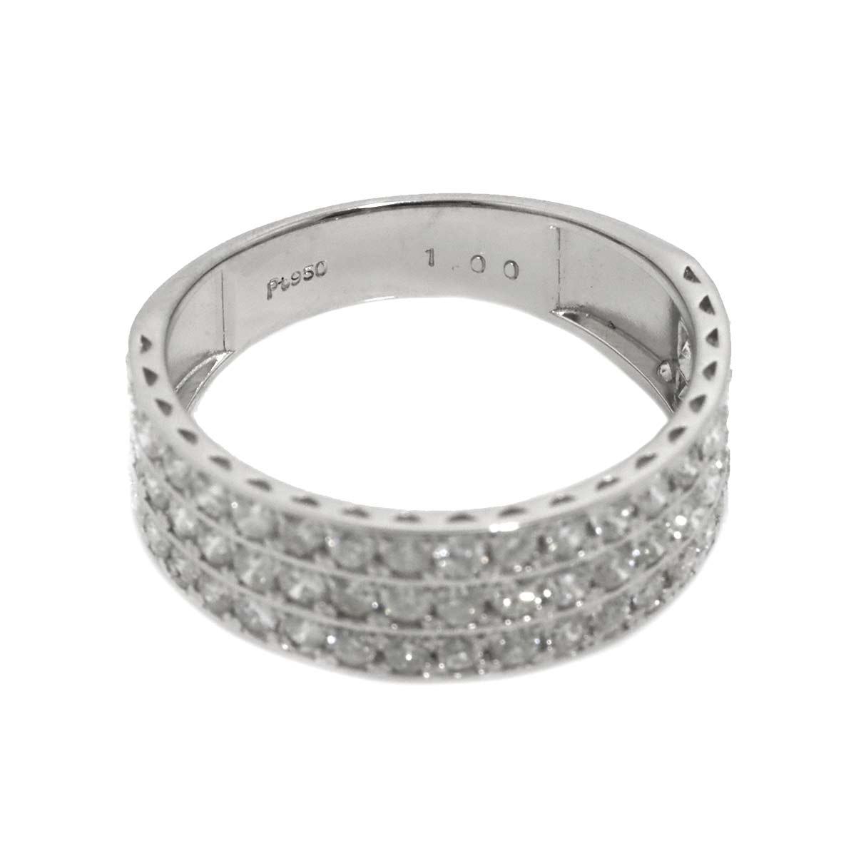 Diamond 1.00ct Ring Pt Platinum size6(US)