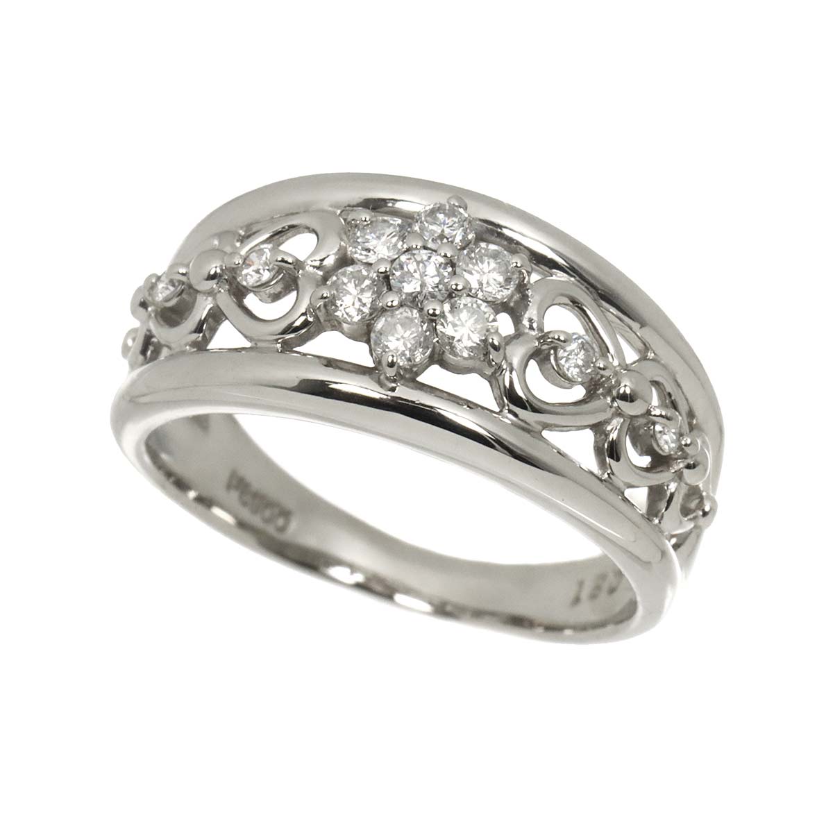 Diamond 0.31ct Ring Pt Platinum size6(US)