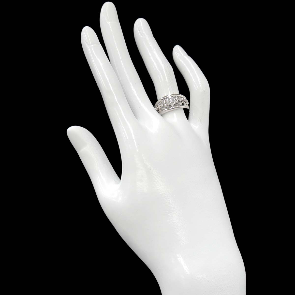 Diamond 0.31ct Ring Pt Platinum size6(US)