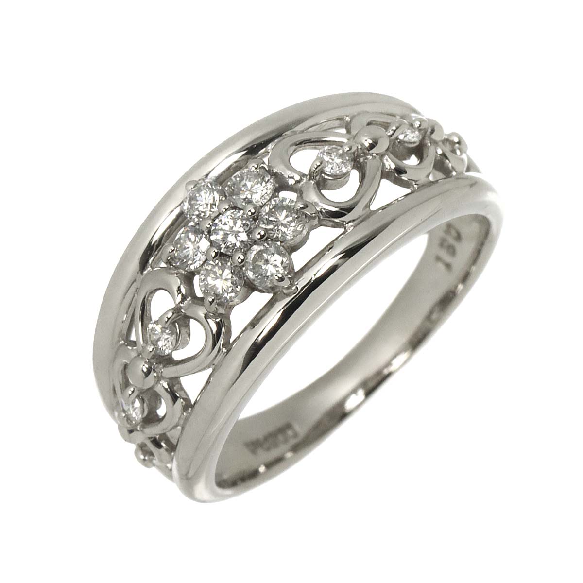 Diamond 0.31ct Ring Pt Platinum size6(US)
