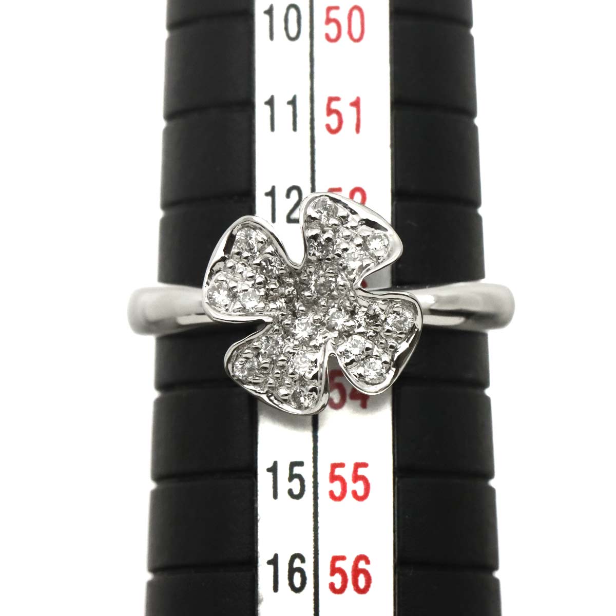 Diamond 0.17ct Ring 18K WG 750 Size6.25-6.5(US)