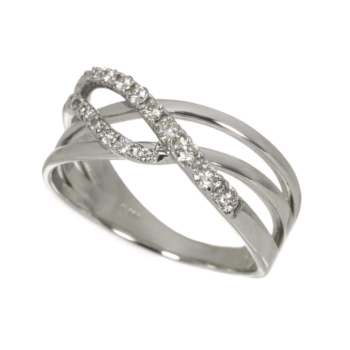 Diamond 0.25ct Ring Pt Platinum size5.5-5.75(US)