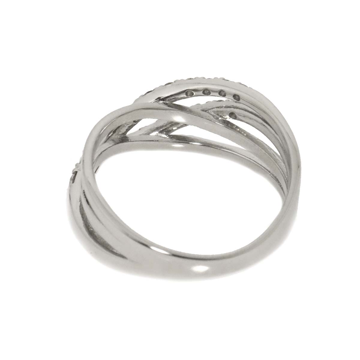 Diamond 0.25ct Ring Pt Platinum size5.5-5.75(US)