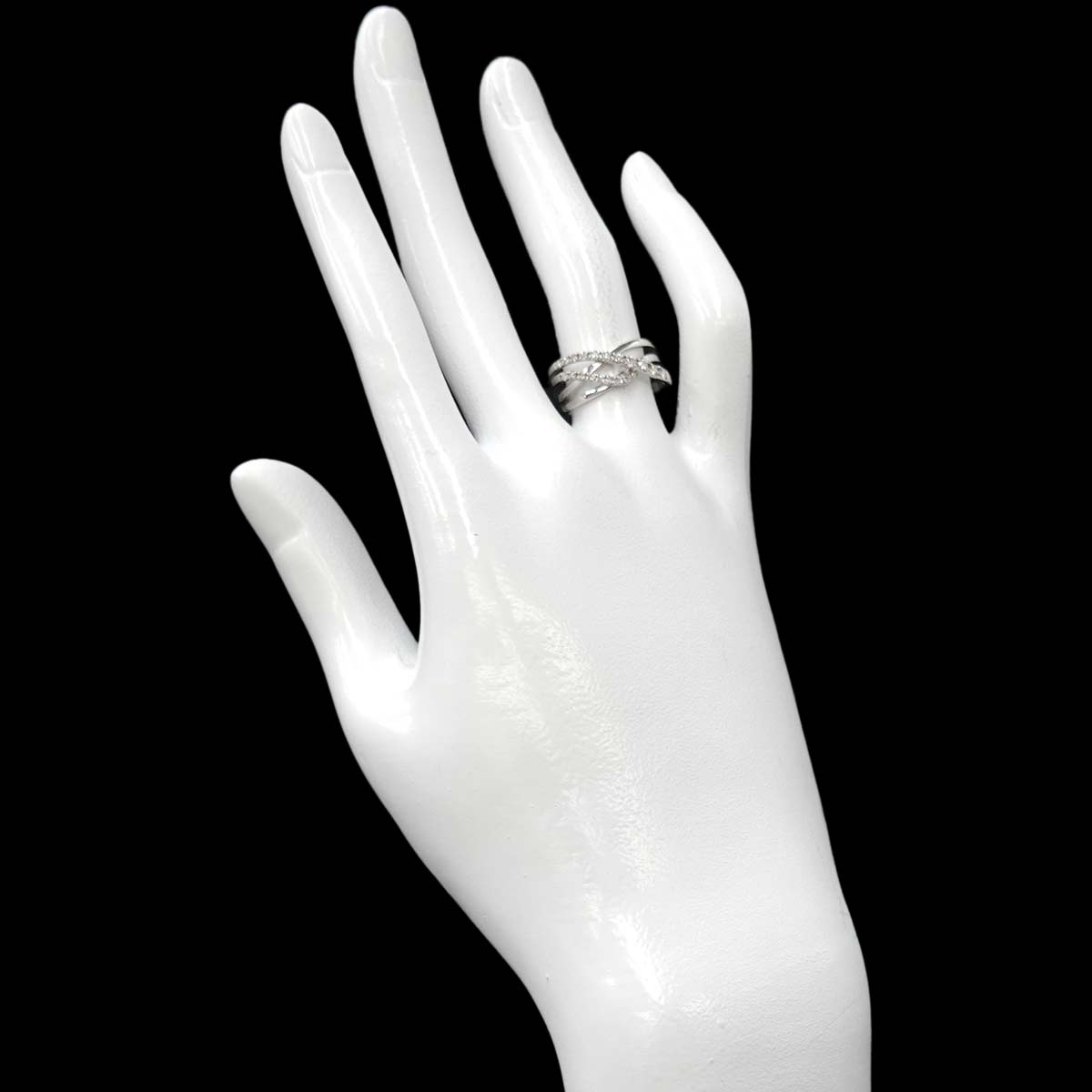 Diamond 0.25ct Ring Pt Platinum size5.5-5.75(US)