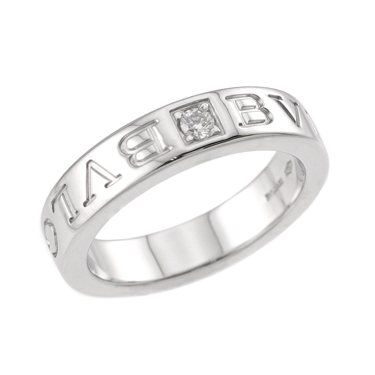 B-ZERO1 Diamond Ring 18K WG 750 size4.5(US)