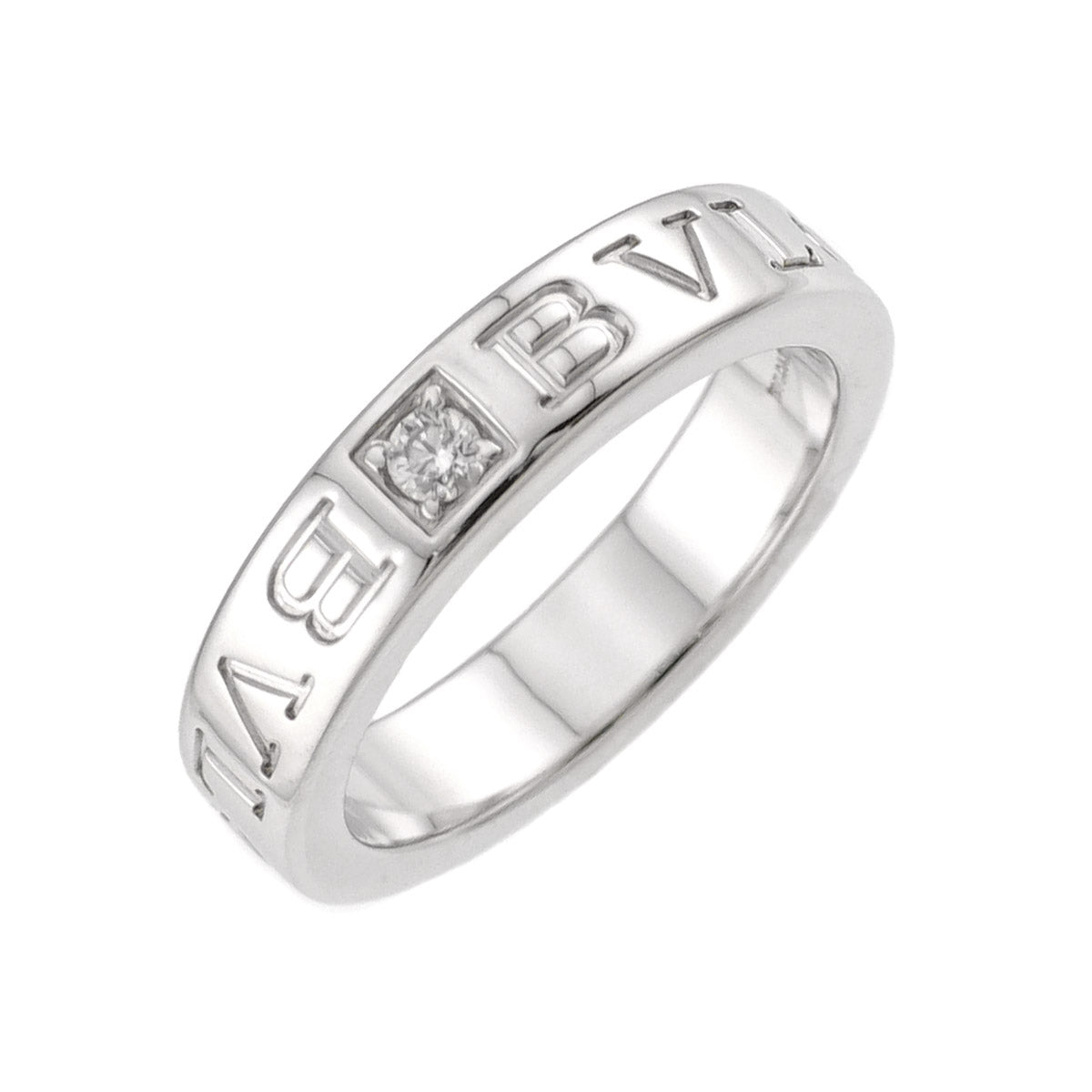 B-ZERO1 Diamond Ring 18K WG 750 size4.5(US)