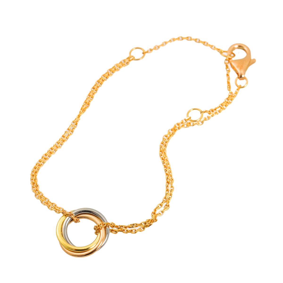 Trinity Bracelet 18K YG WG PG 750