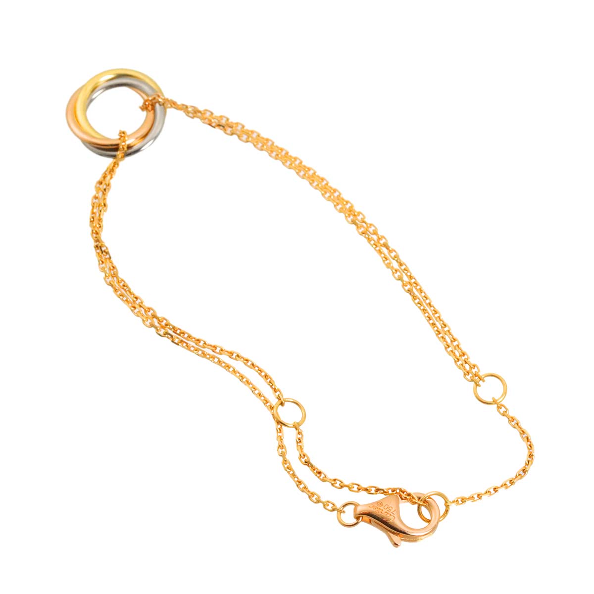 Trinity Bracelet 18K YG WG PG 750