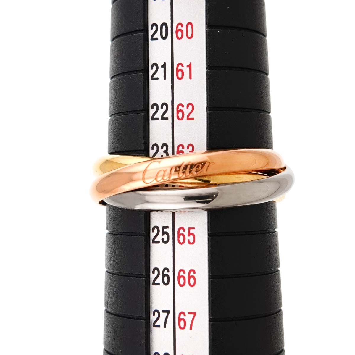 Trinity SM Ring 18K YG WG PG 750 Size63 10.25(US)