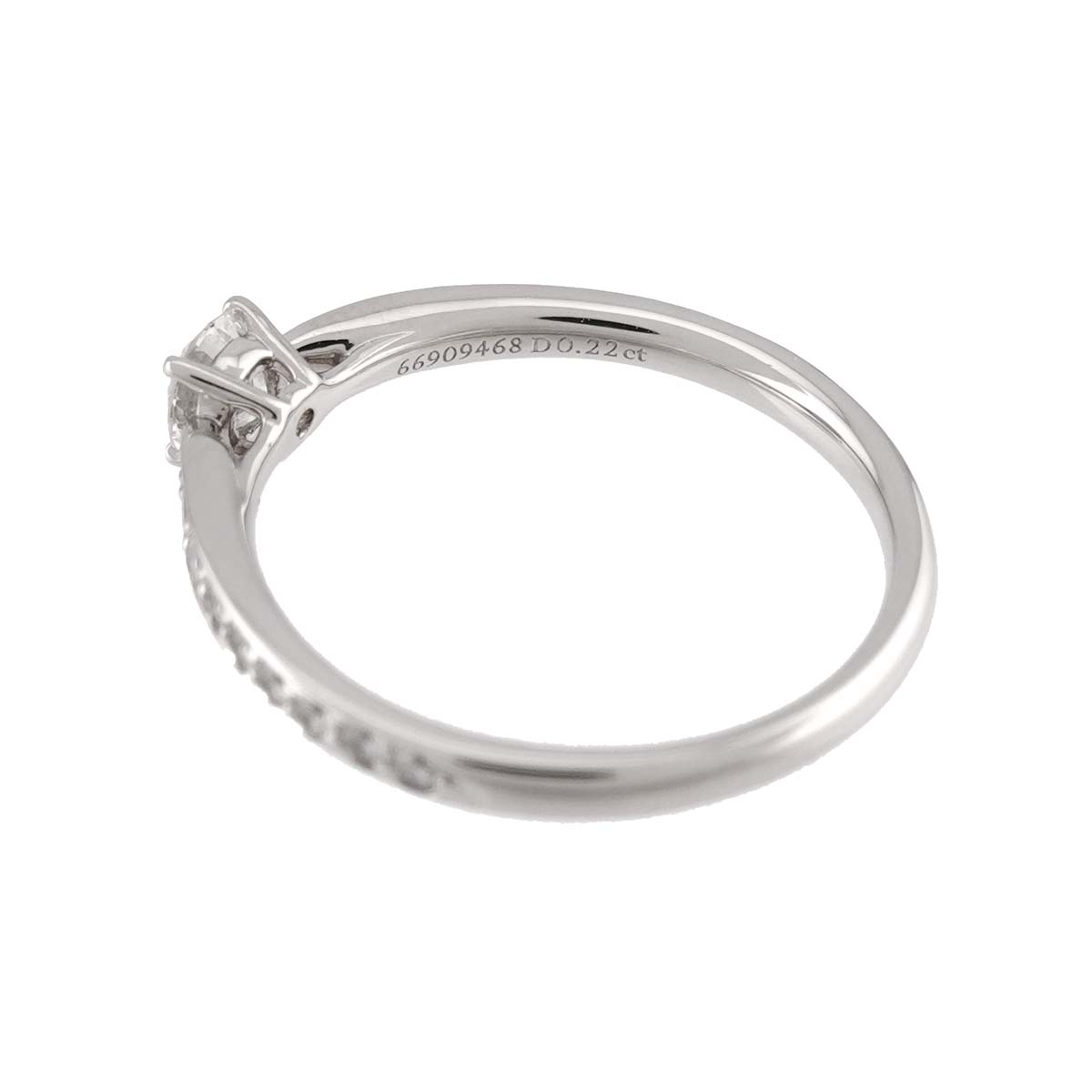Harmony Diamond 0.22ct Ring Pt Size4.75-5(US)