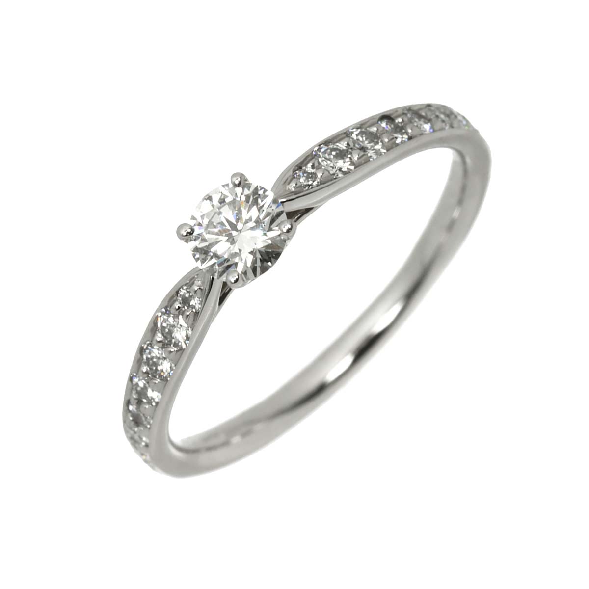 Harmony Diamond 0.22ct Ring Pt Size4.75-5(US)