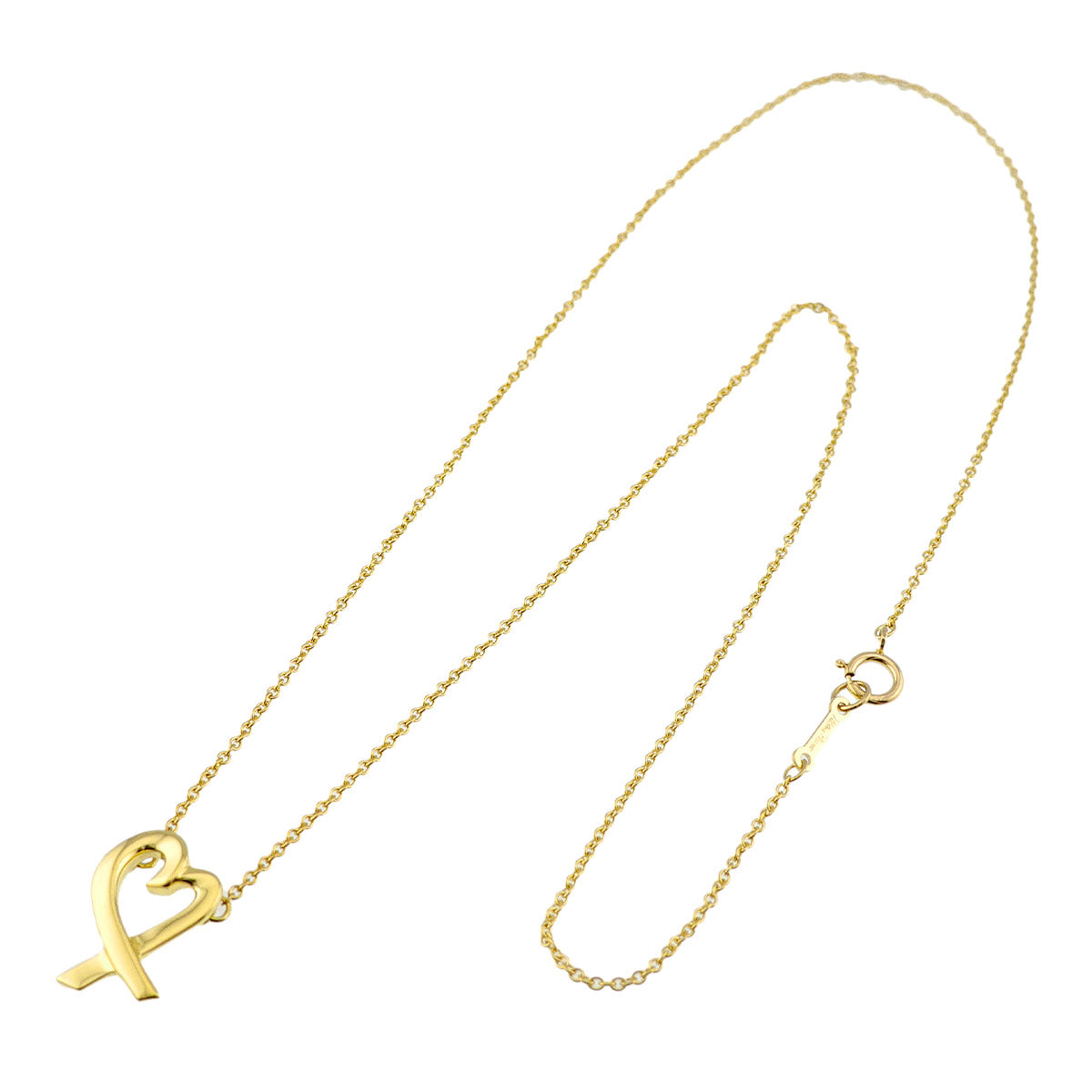 Loving Heart Necklace 18K Yellow Gold 750