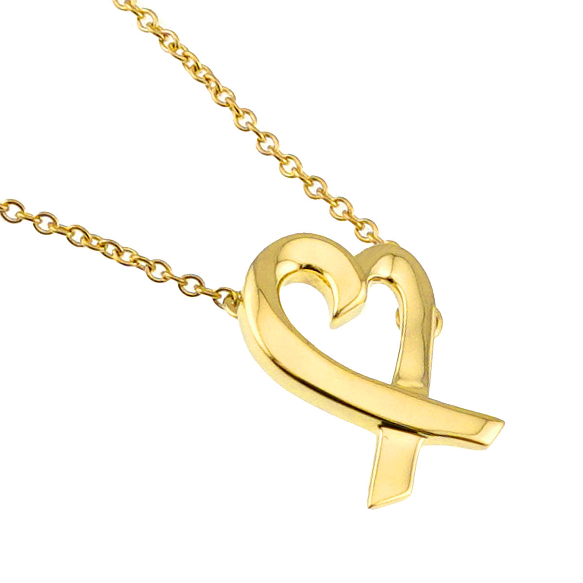 Loving Heart Necklace 18K Yellow Gold 750