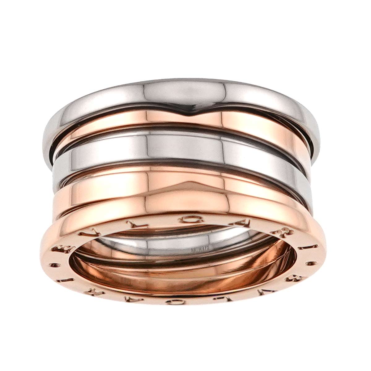 B-ZERO1 Perfect Mistake Ring 18K WG PG 750 Size57 7.5(US)