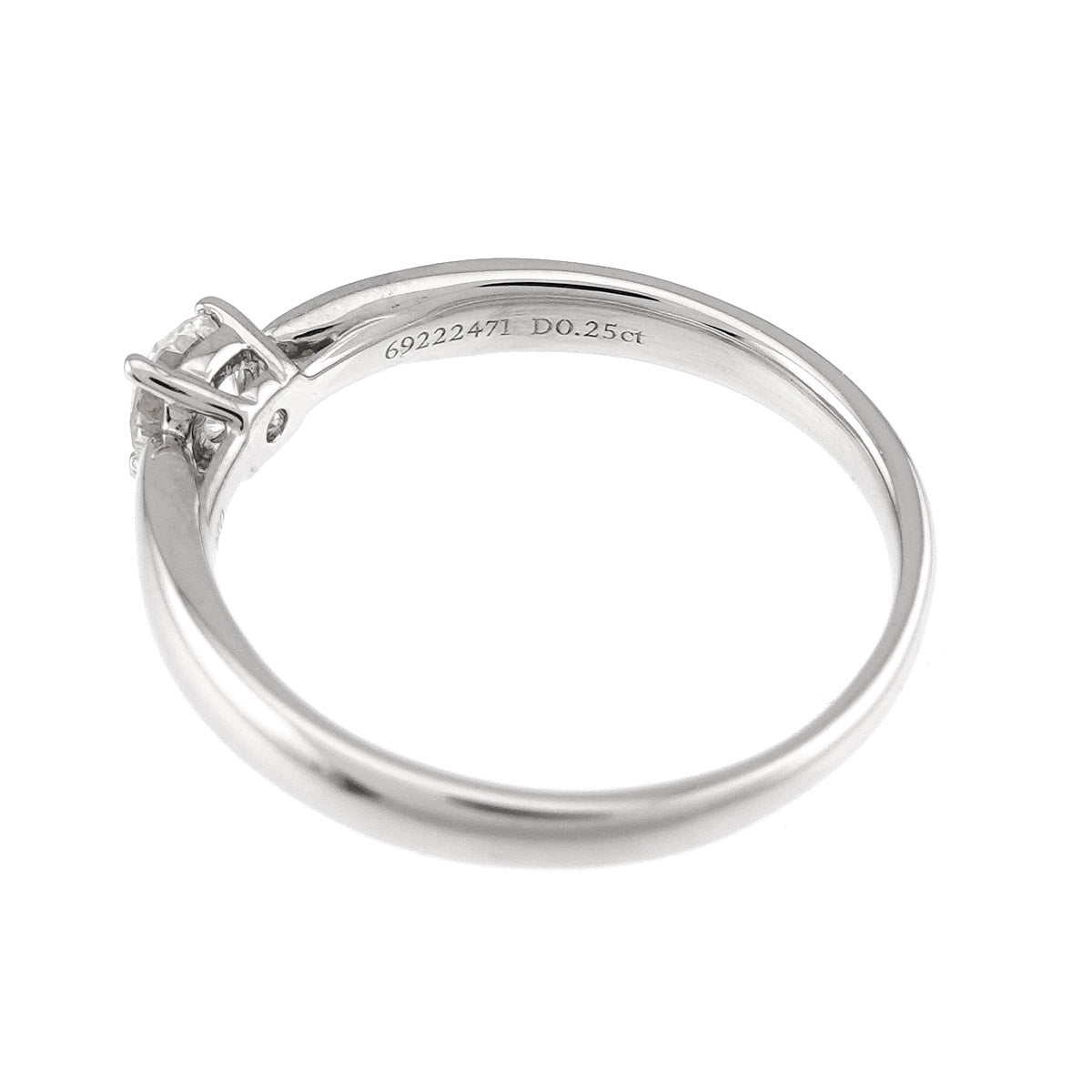 Harmony Diamond 0.25ct Ring Pt Size5.5-5.75(US)