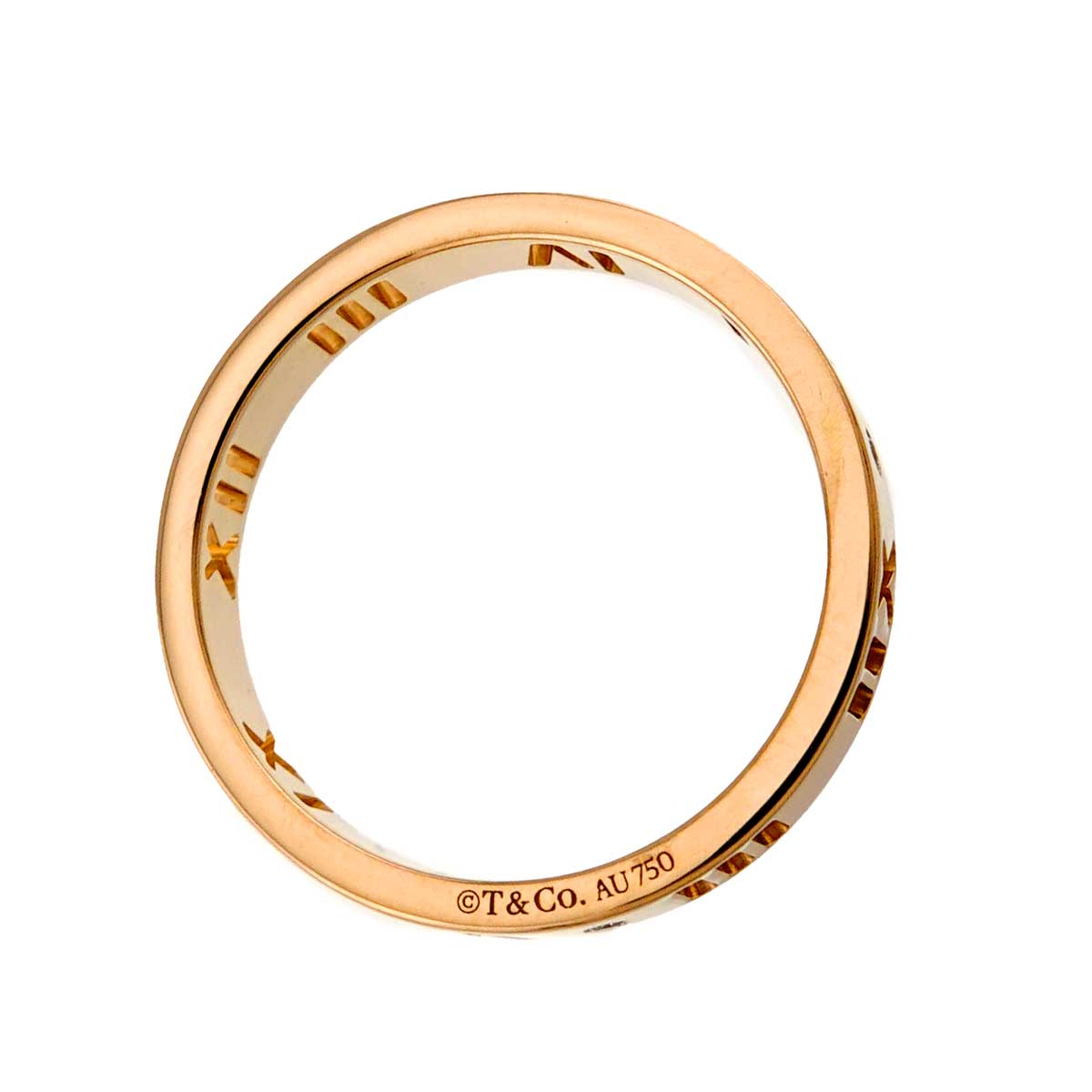 Atlas Ring Diamond 18K PG Pink Gold 750 Size5-5.25(US)