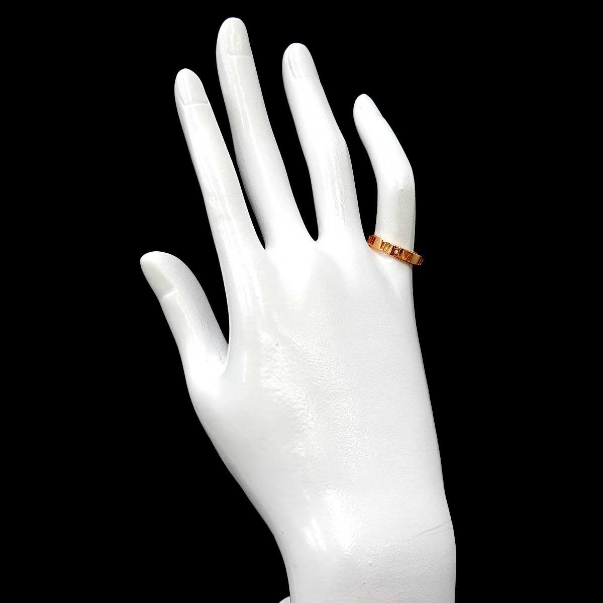 Atlas Ring Diamond 18K PG Pink Gold 750 Size5-5.25(US)