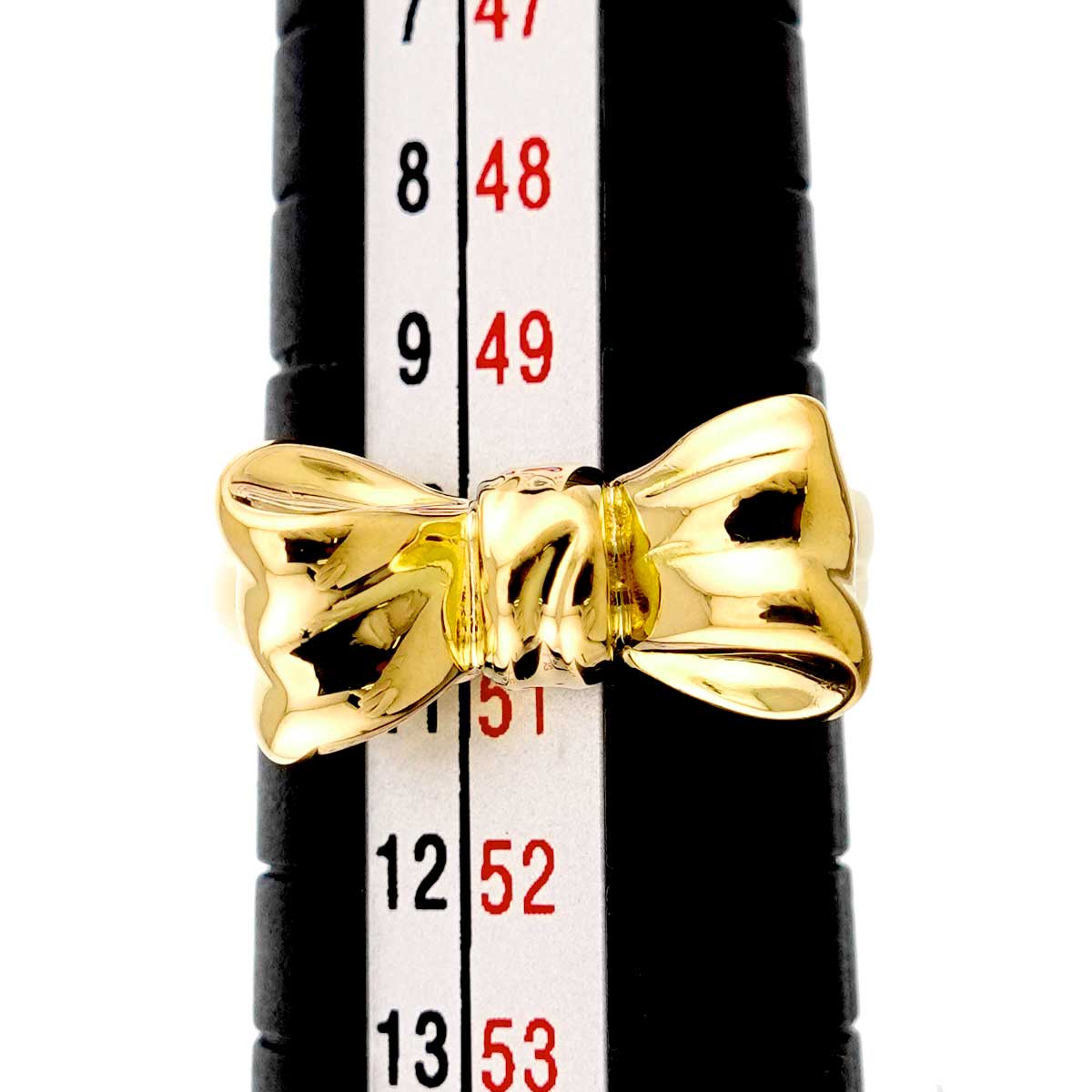 Ribbon Ring 18K Yellow Gold 750 size5.25(US)