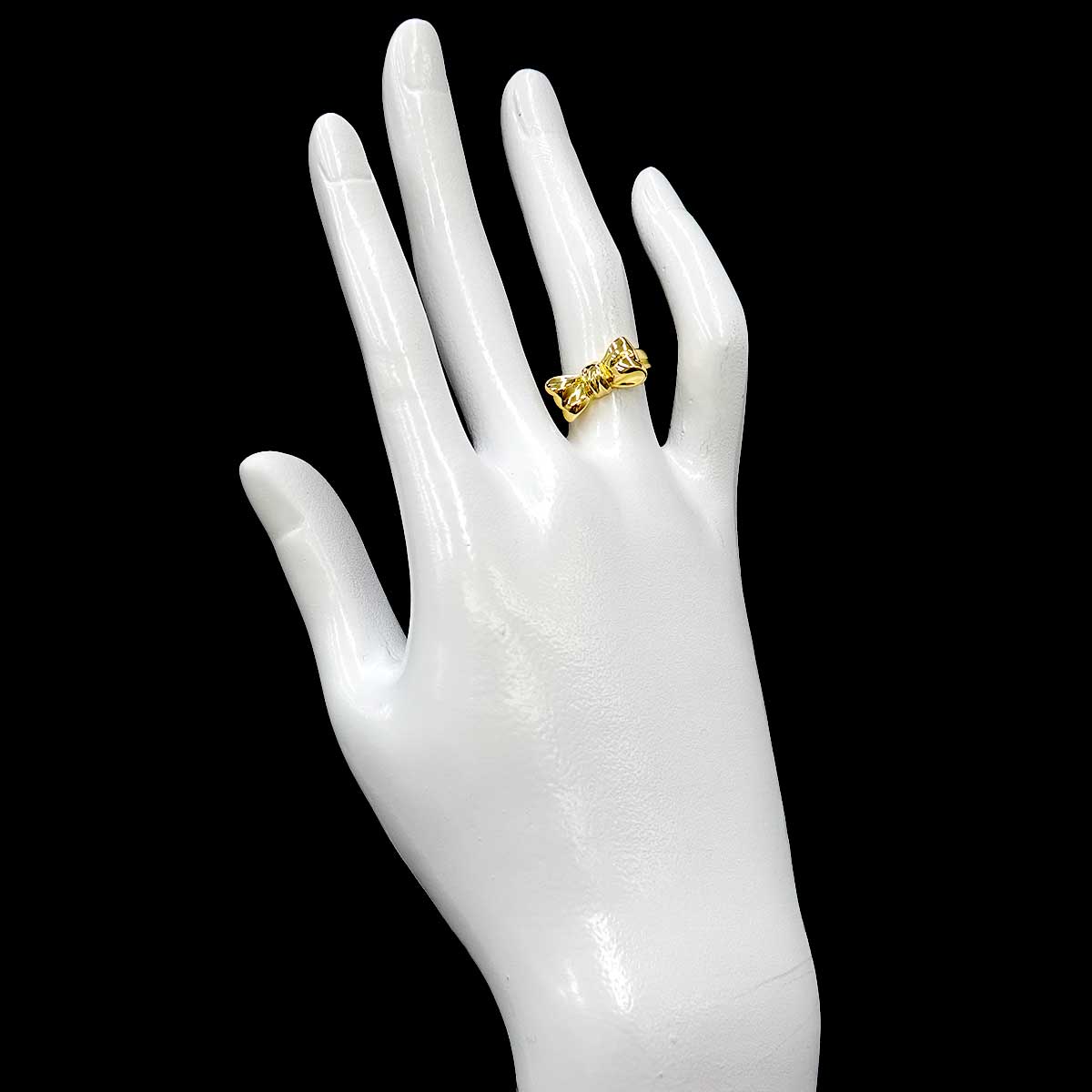 Ribbon Ring 18K Yellow Gold 750 size5.25(US)