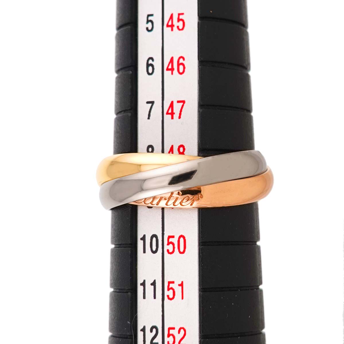 Trinity Ring SM 18K YG WG PG 750 Size48 4.5(US)
