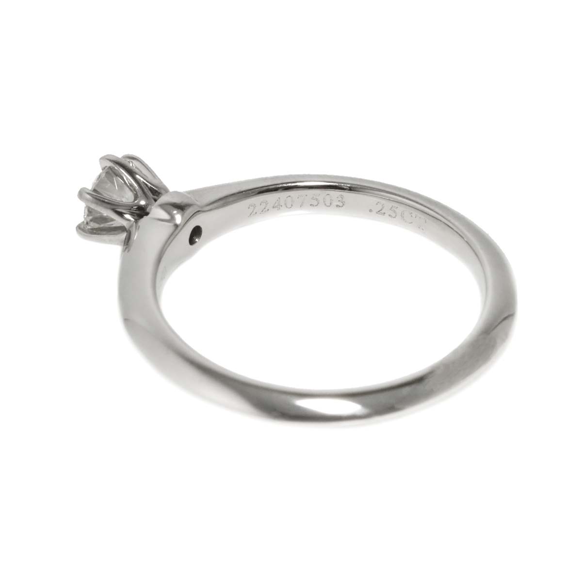 Diamond 0.25ct Ring Platinum Size4.5(US)