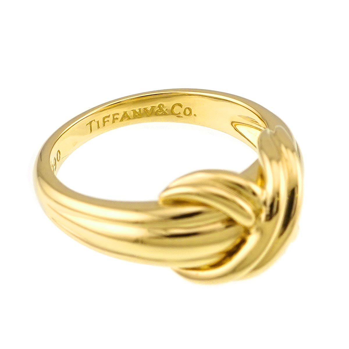 Signature Ring 18K Yellow Gold 750 size6(US)