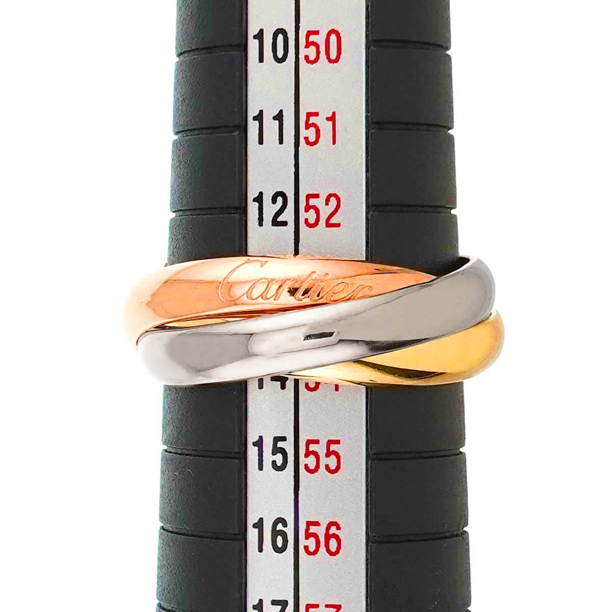 Trinity Ring MM 18K YG WG PG 750 Size54 6.75(US)