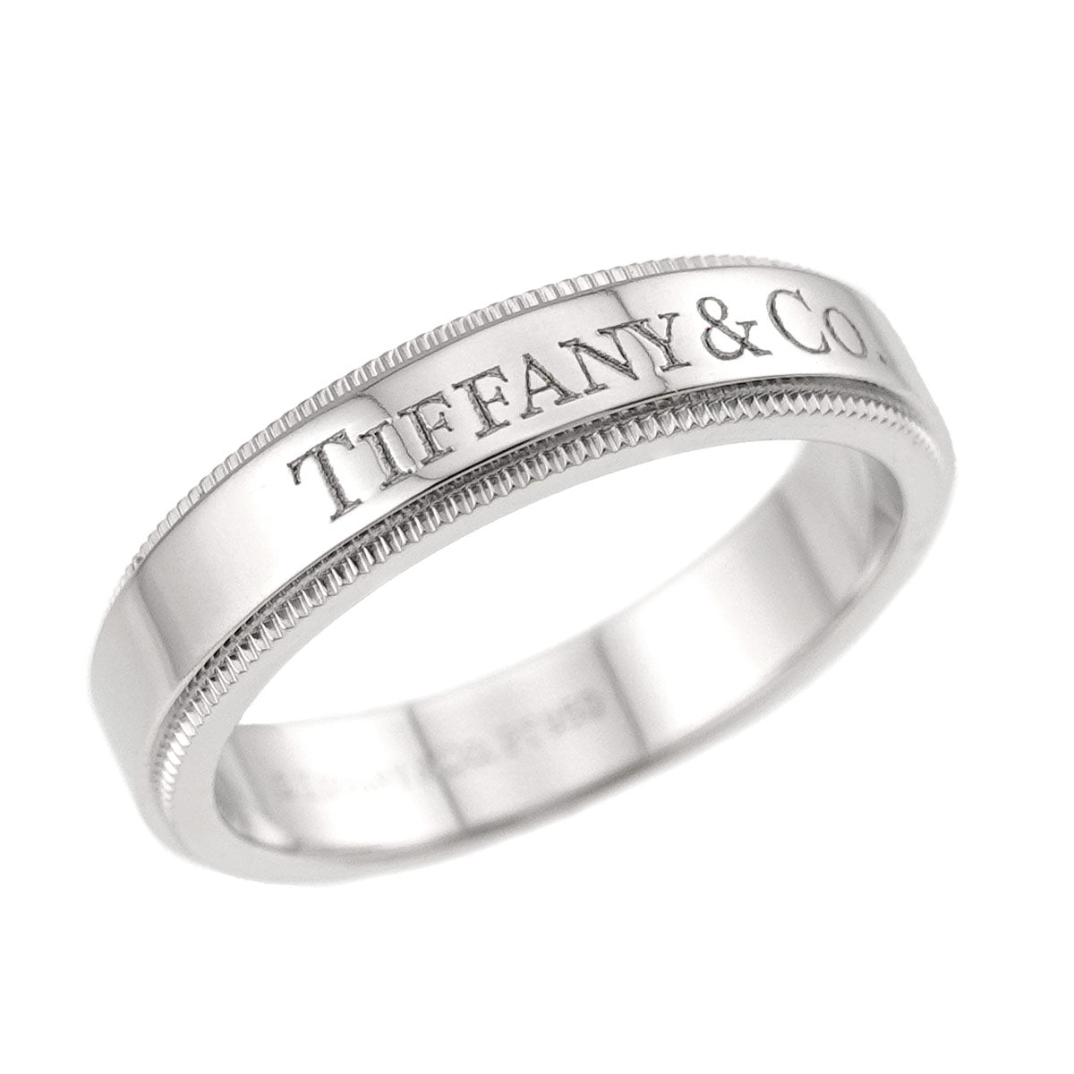 Milgrain Band Ring Pt Platinum Size5.25(US)