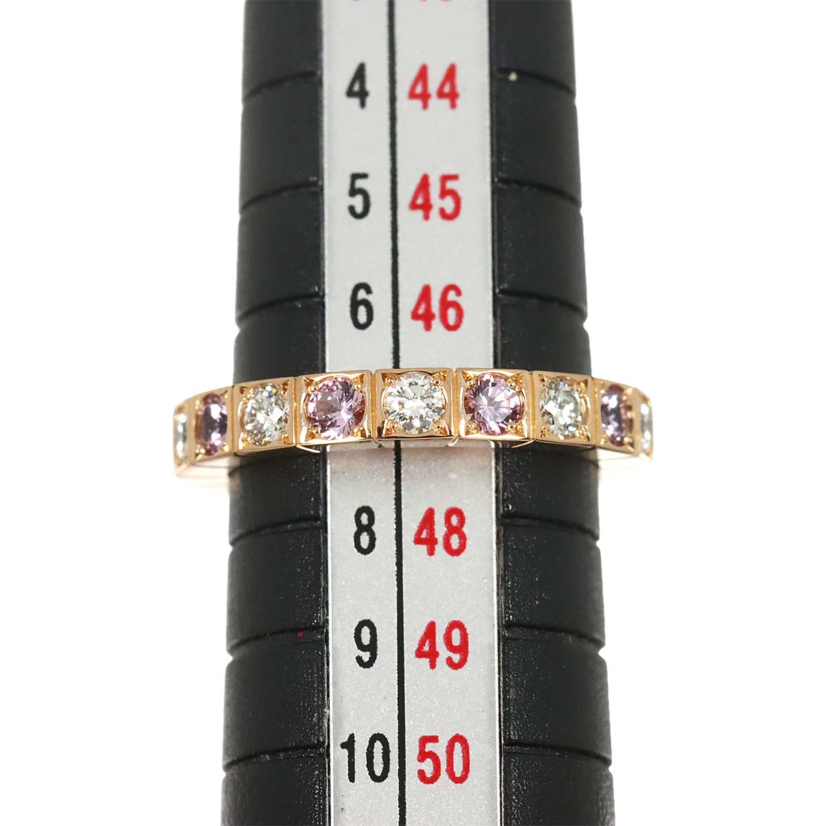 Lanieres Sapphire Diamond Ring 18K PG 750 size47 4(US)