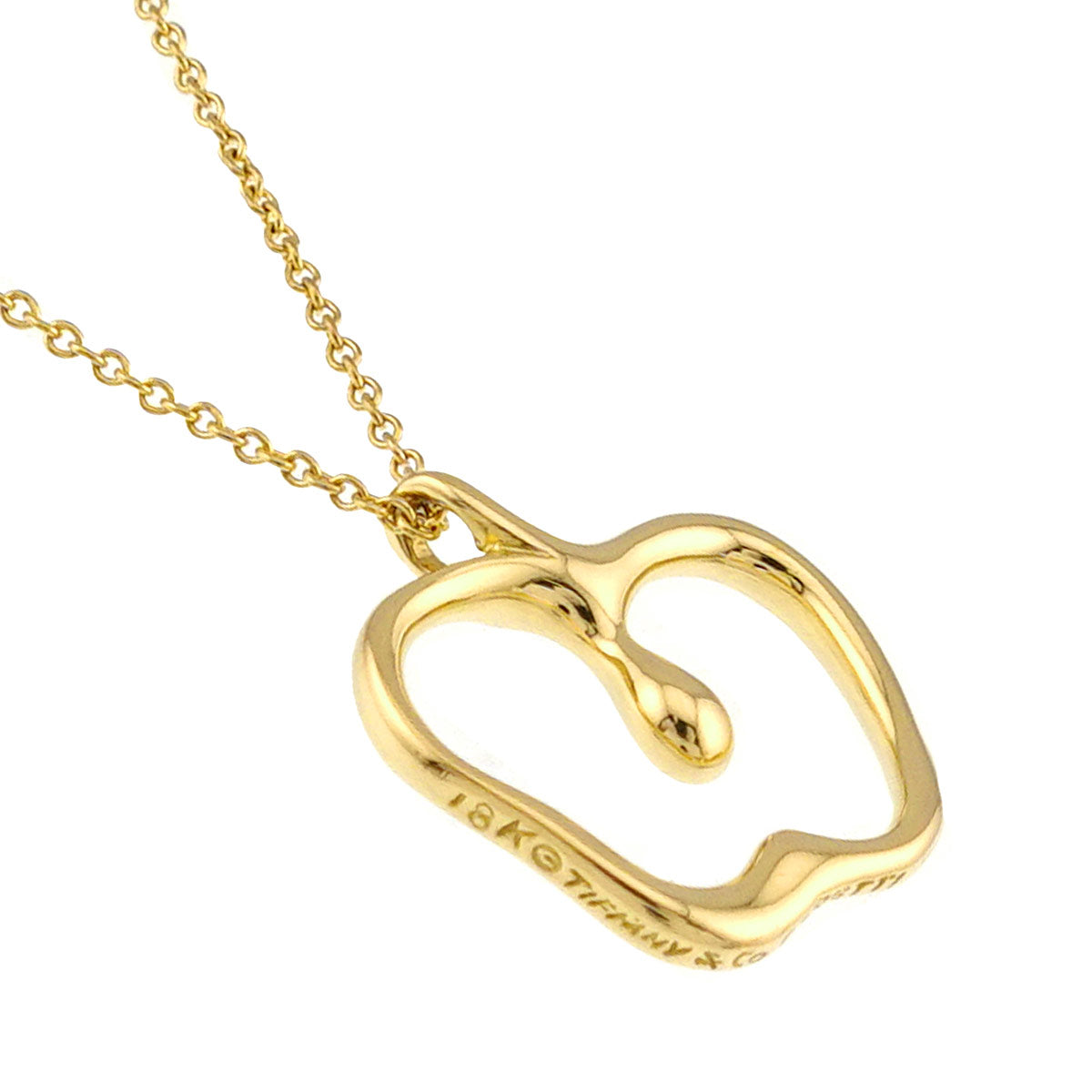 Apple motif Necklace 18K Yellow Gold 750