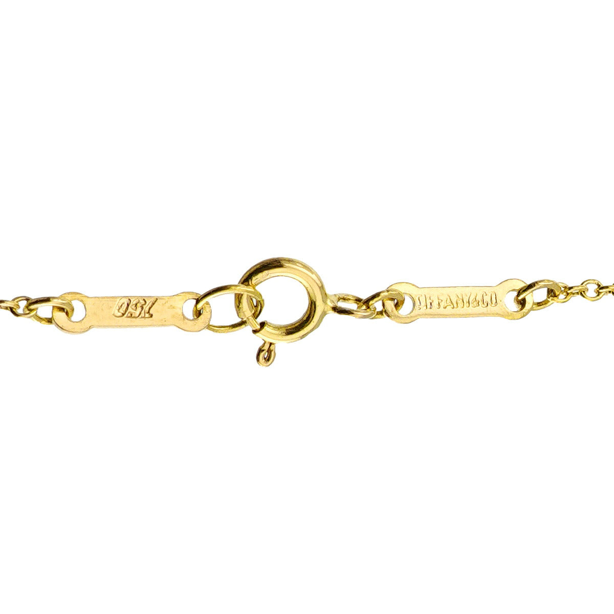 Open Heart Necklace 18K Yellow Gold 750